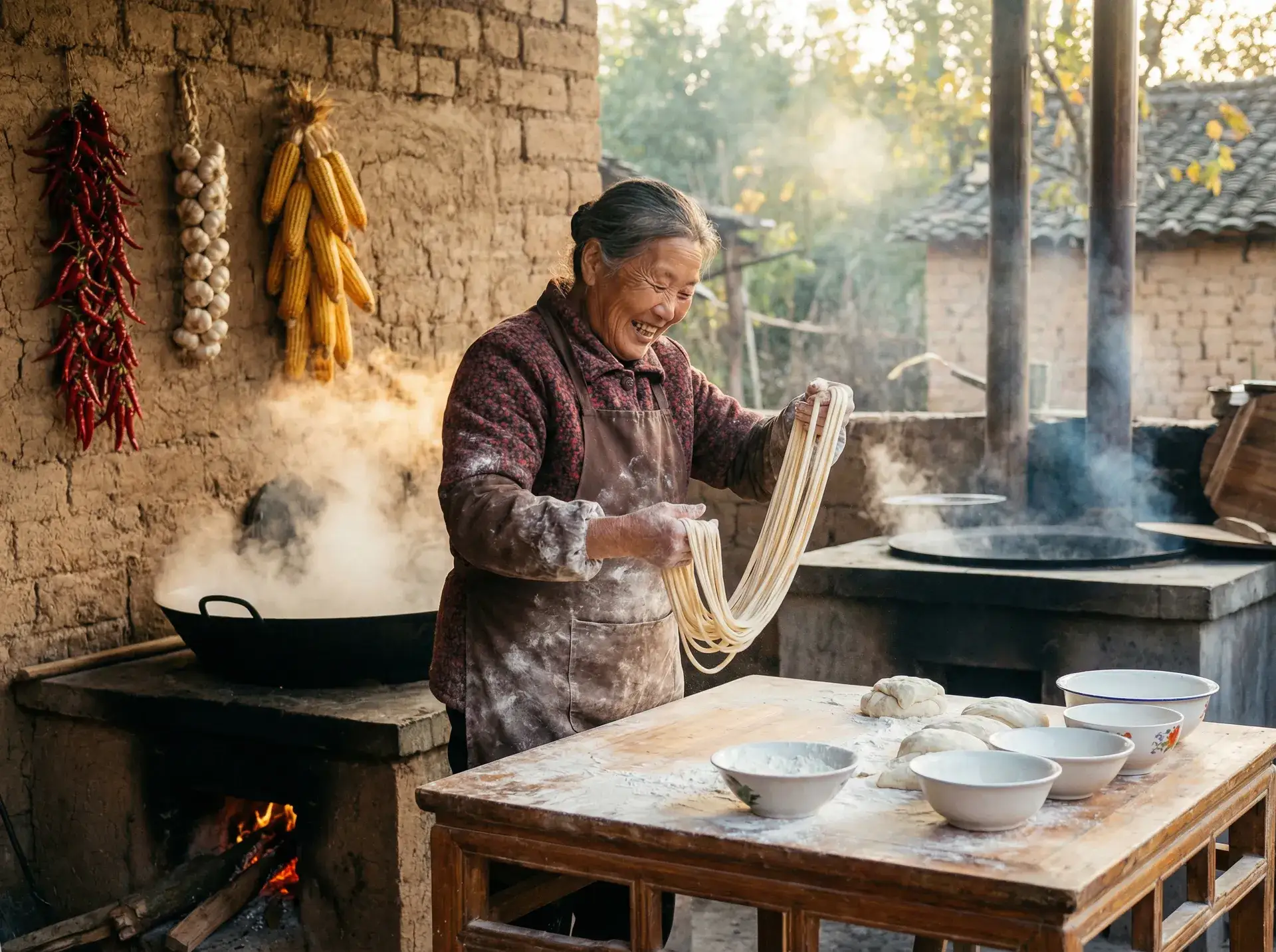 农家大嫂手擀面 - 断箭电视剧全集 乡村美食
